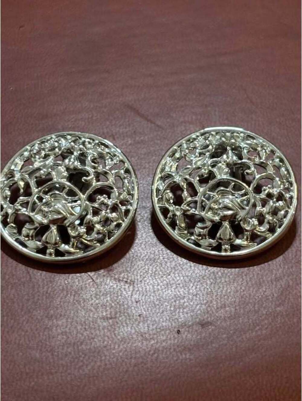 Vintage Sarah Coventry Silver-Tone Filigree Clip-On Earrings